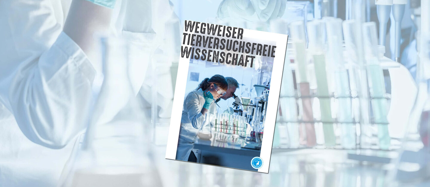 Cover des Wegweisers Tierversuchsfreie Wissenschaft