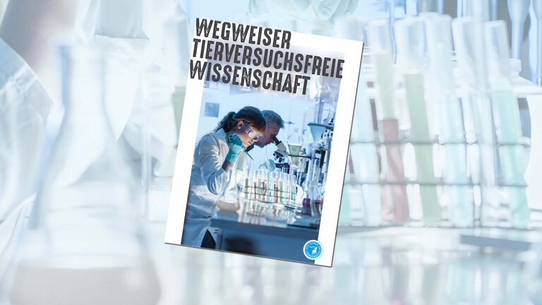 Cover des Wegweisers Tierversuchsfreie Wissenschaft